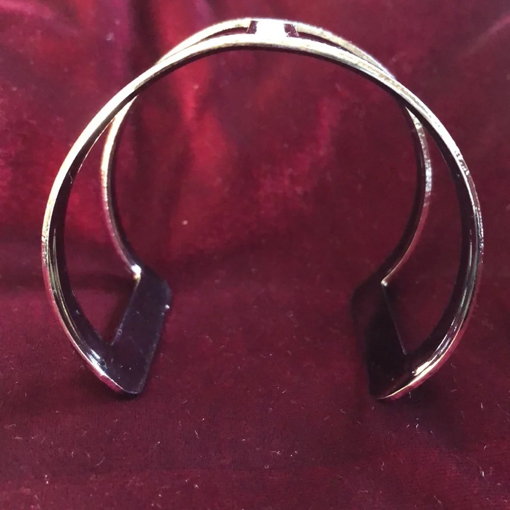 Silver cuff bracelet